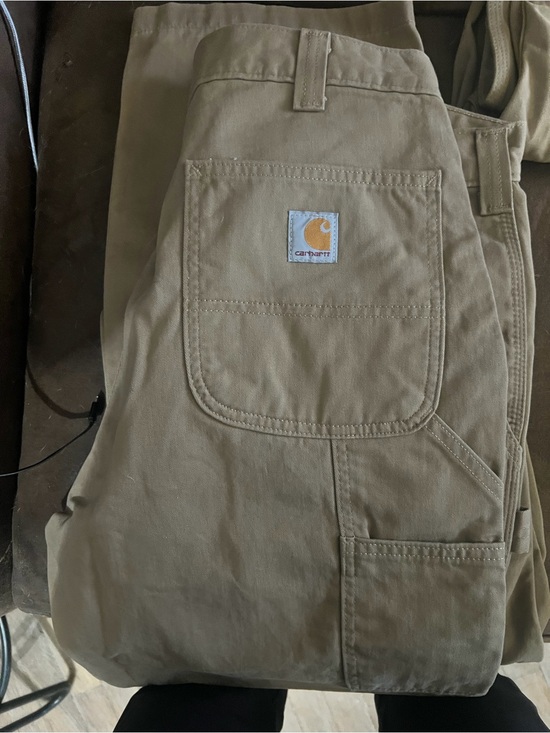 Carhartt Other - Carhartt Tan Work Pants with Utility Pocket